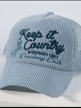 Anthropologie Keep It Country Cord Hat • Sold Out